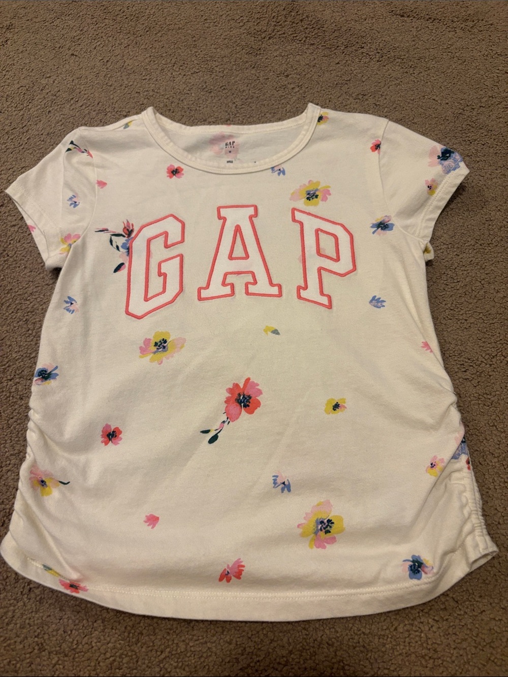 Girls floral gap tee